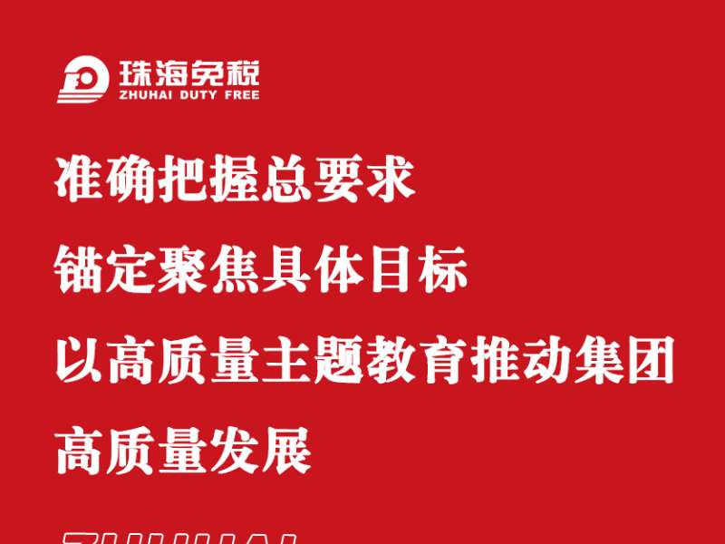 准确把握总要求 锚定聚焦具体目标 以高质量主题教育推动集团高质量发展